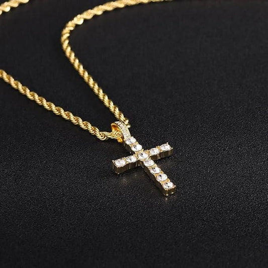 Men's Cross Pendant With Chain